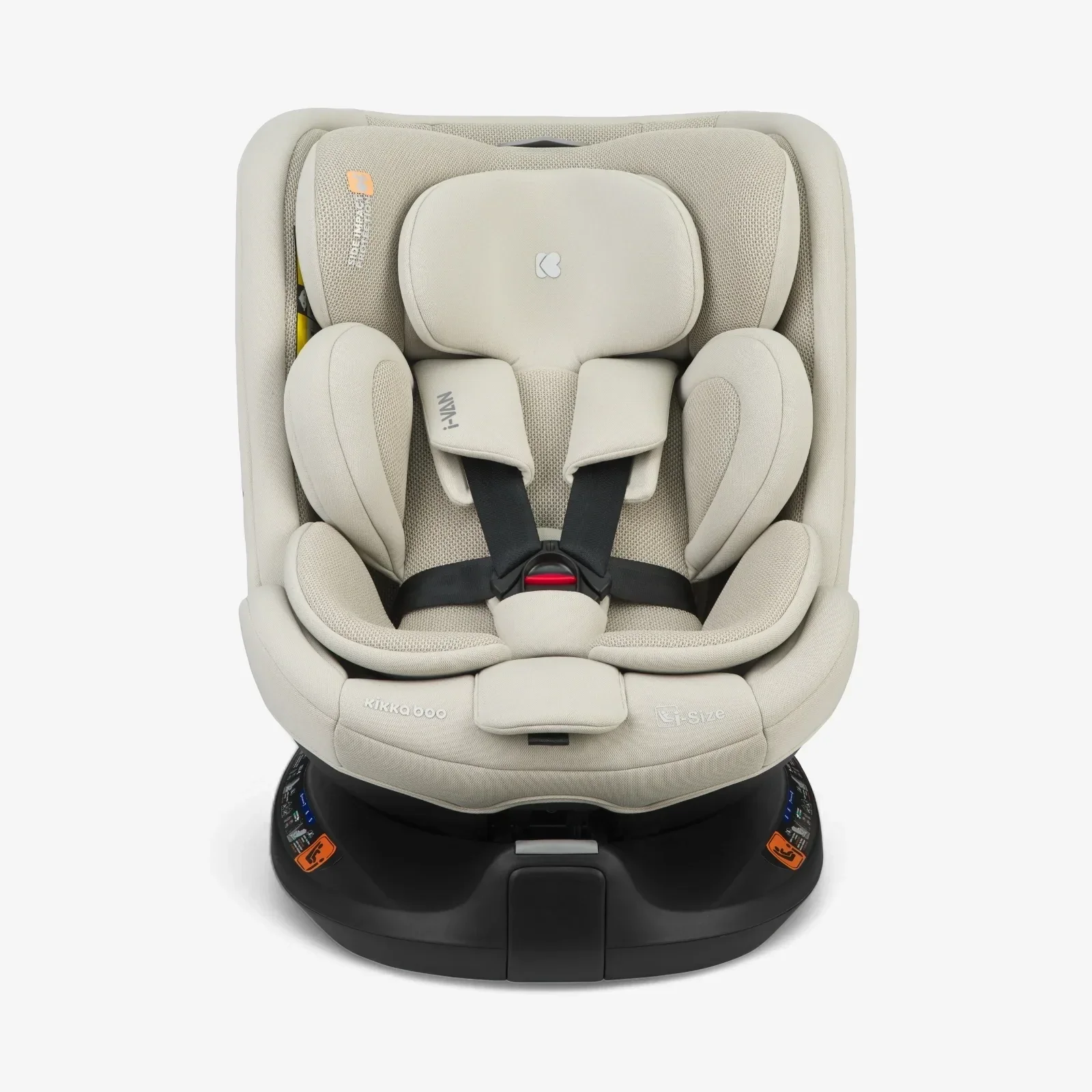 KikkaBoo® Car seat 360° i-Van i-SIZE (40-150 cm) Light Beige - Image 7