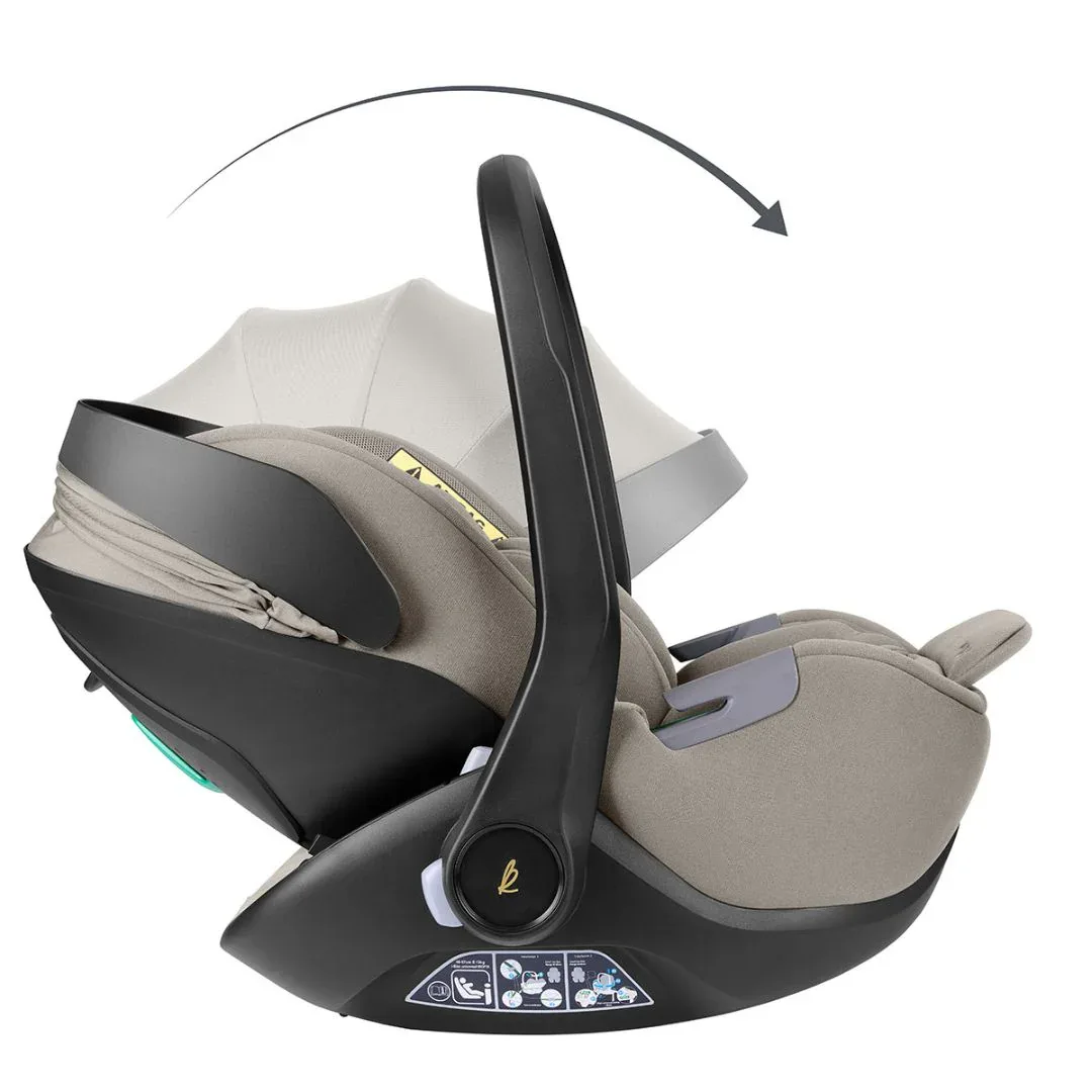 KikkaBoo® i-Class i-SIZE Car Seat (40-87 cm) Champagne - Image 10