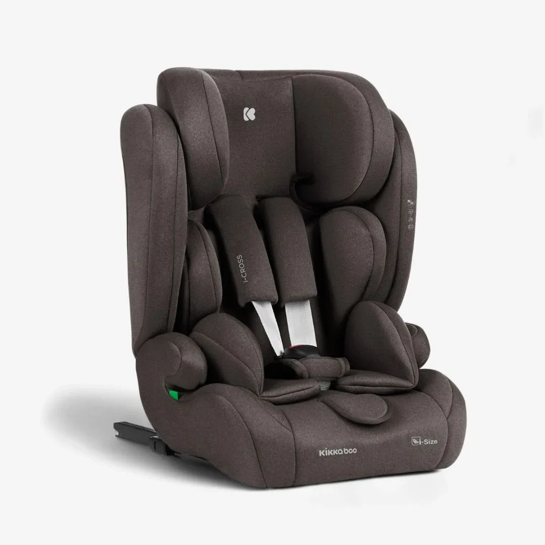 KikkaBoo® Car seat i-Cross i-SIZE (76-150 cm) Brown