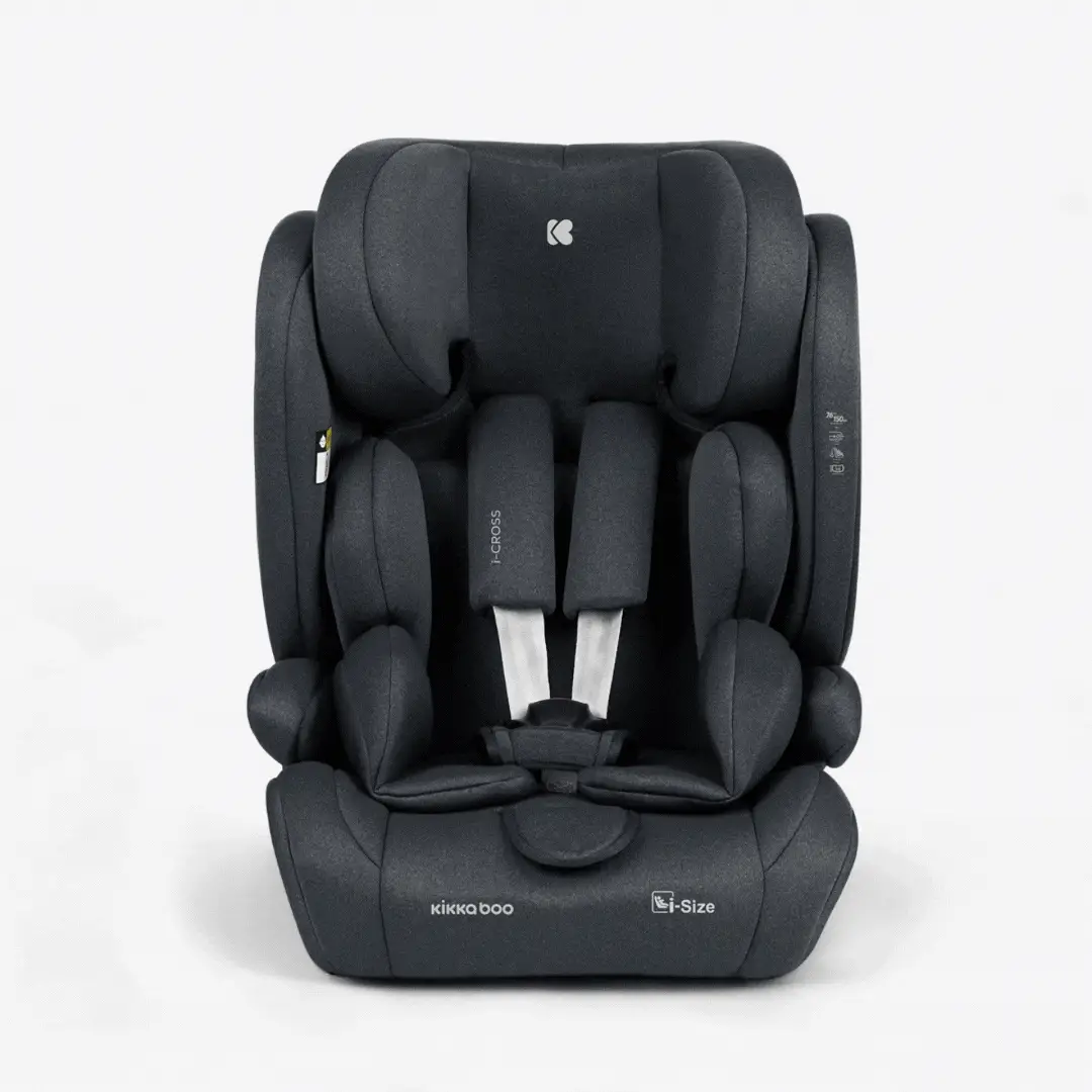 KikkaBoo® Car seat i-Cross i-SIZE (76-150 cm) Dark Grey - Image 3