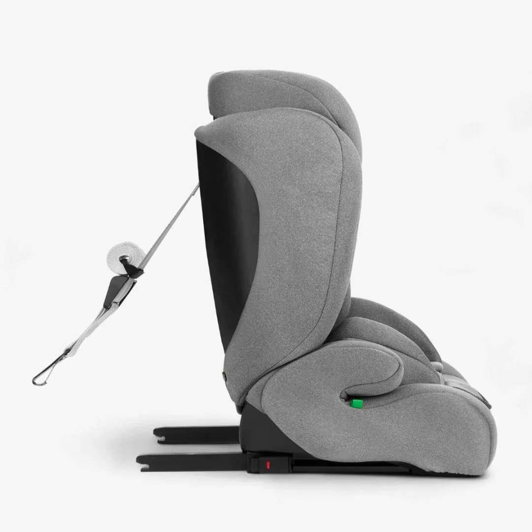 KikkaBoo® Car seat i-Cross i-SIZE (76-150 cm) Light Grey - Image 4