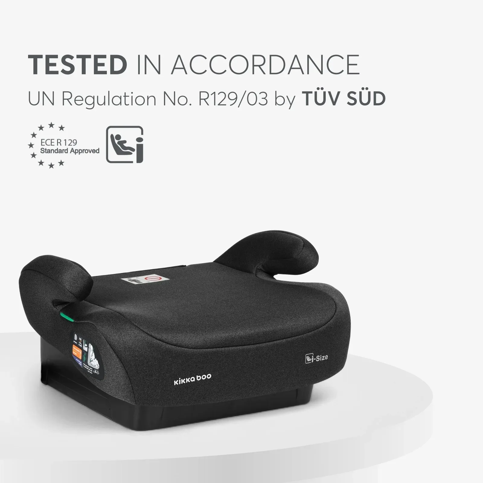 KikkaBoo® Car seat i-Go i-SIZE (125-150 cm) Black - Image 6