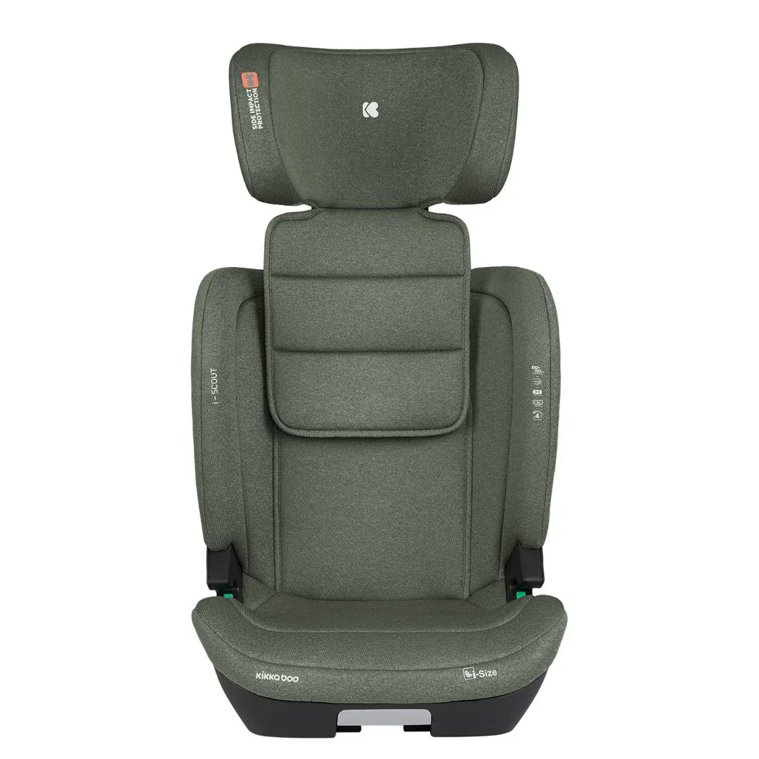 KikkaBoo® Car seat i-Scout i-SIZE (100-150 cm) Army Green - Image 10