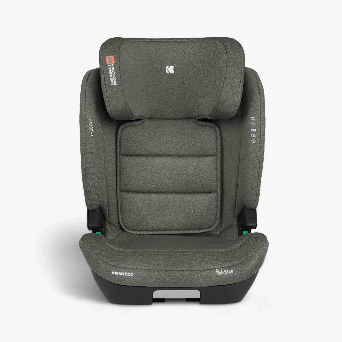 KikkaBoo® Car seat i-Scout i-SIZE (100-150 cm) Army Green - Image 2
