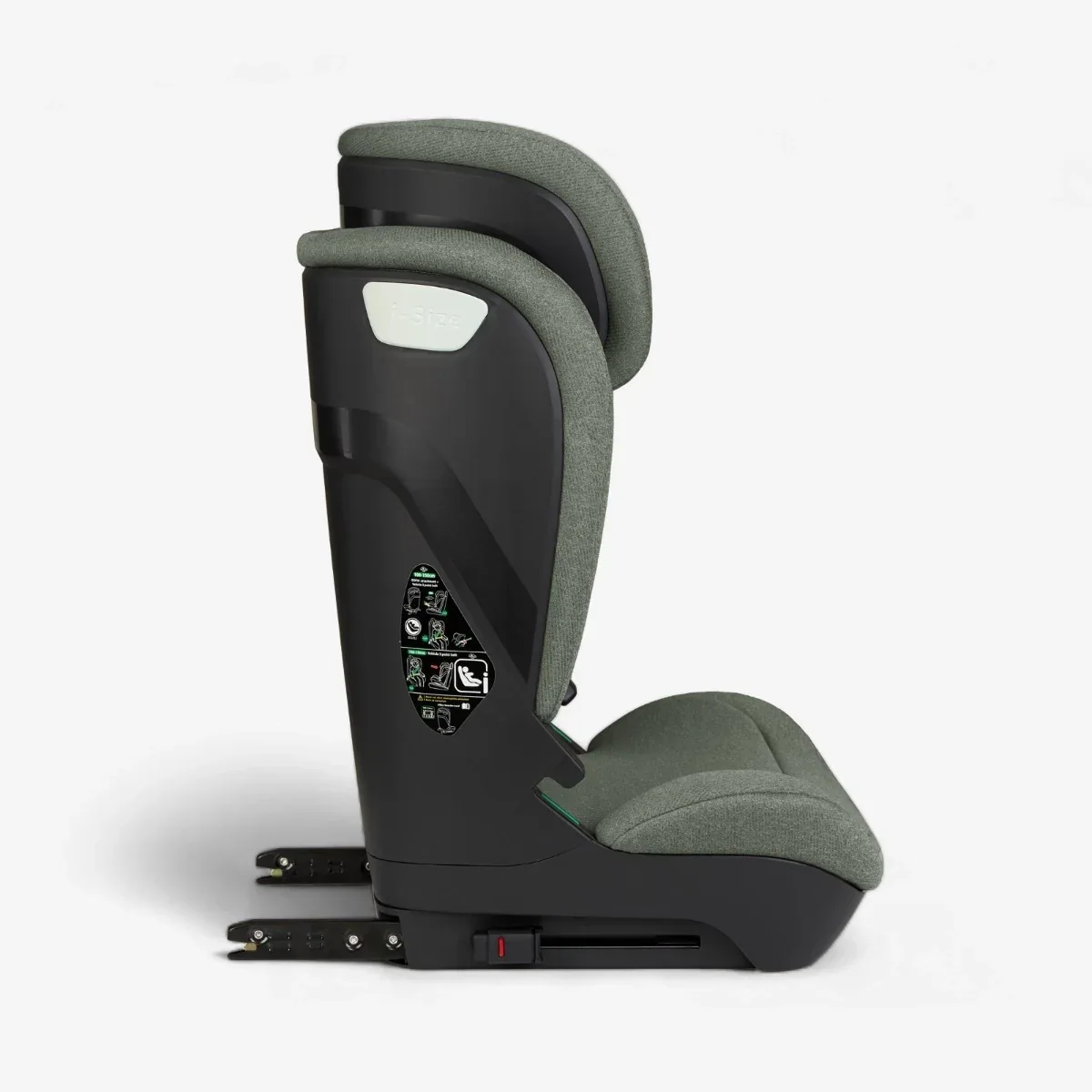 KikkaBoo® Car seat i-Scout i-SIZE (100-150 cm) Army Green - Image 4