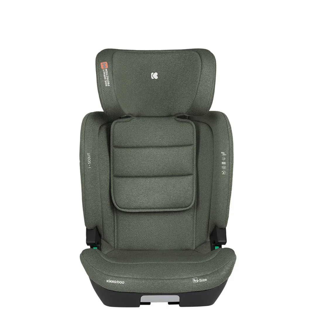 KikkaBoo® Car seat i-Scout i-SIZE (100-150 cm) Army Green - Image 9
