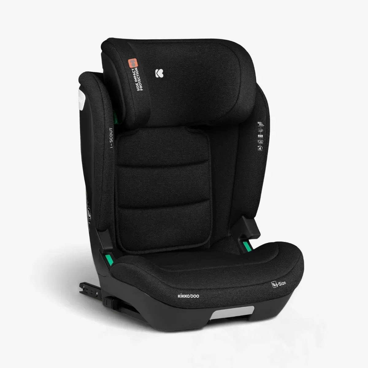 KikkaBoo® Car seat i-Scout i-SIZE (100-150 cm) Black