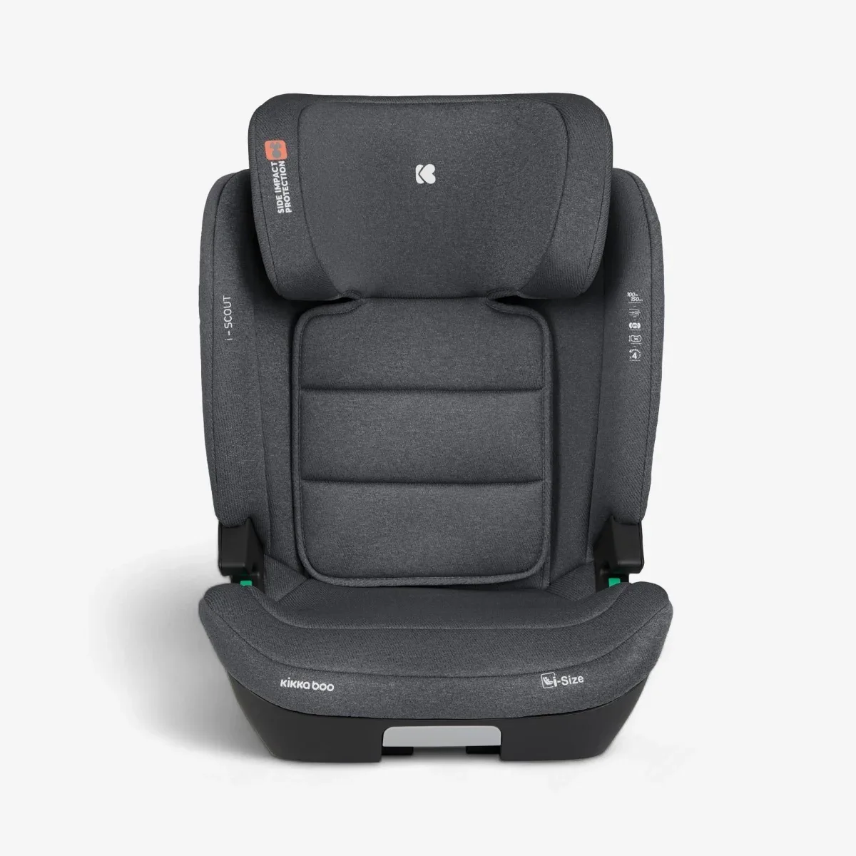 KikkaBoo® Car seat i-Scout i-SIZE (100-150 cm) Dark Grey - Image 2