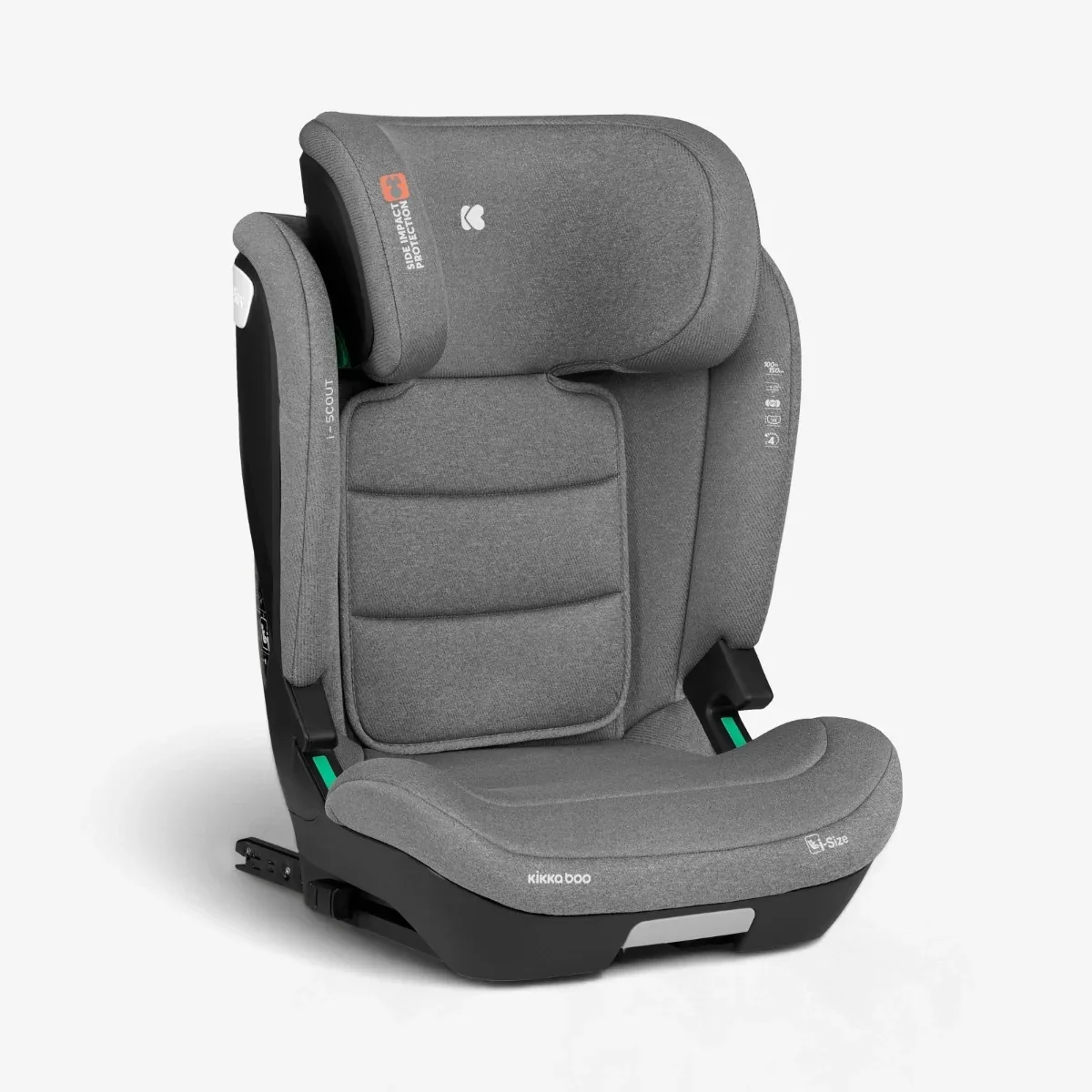 KikkaBoo® Car seat i-Scout i-SIZE (100-150 cm) Light Grey