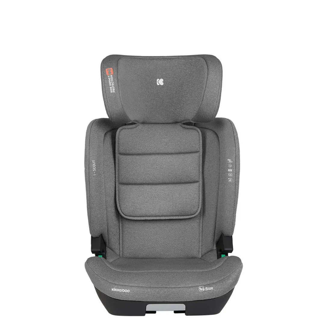 KikkaBoo® Car seat i-Scout i-SIZE (100-150 cm) Light Grey - Image 10