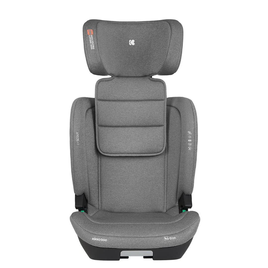 KikkaBoo® Car seat i-Scout i-SIZE (100-150 cm) Light Grey - Image 11