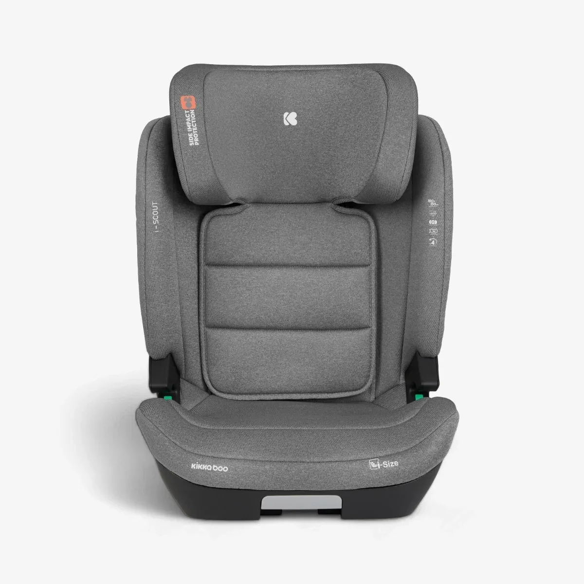 KikkaBoo® Car seat i-Scout i-SIZE (100-150 cm) Light Grey - Image 2