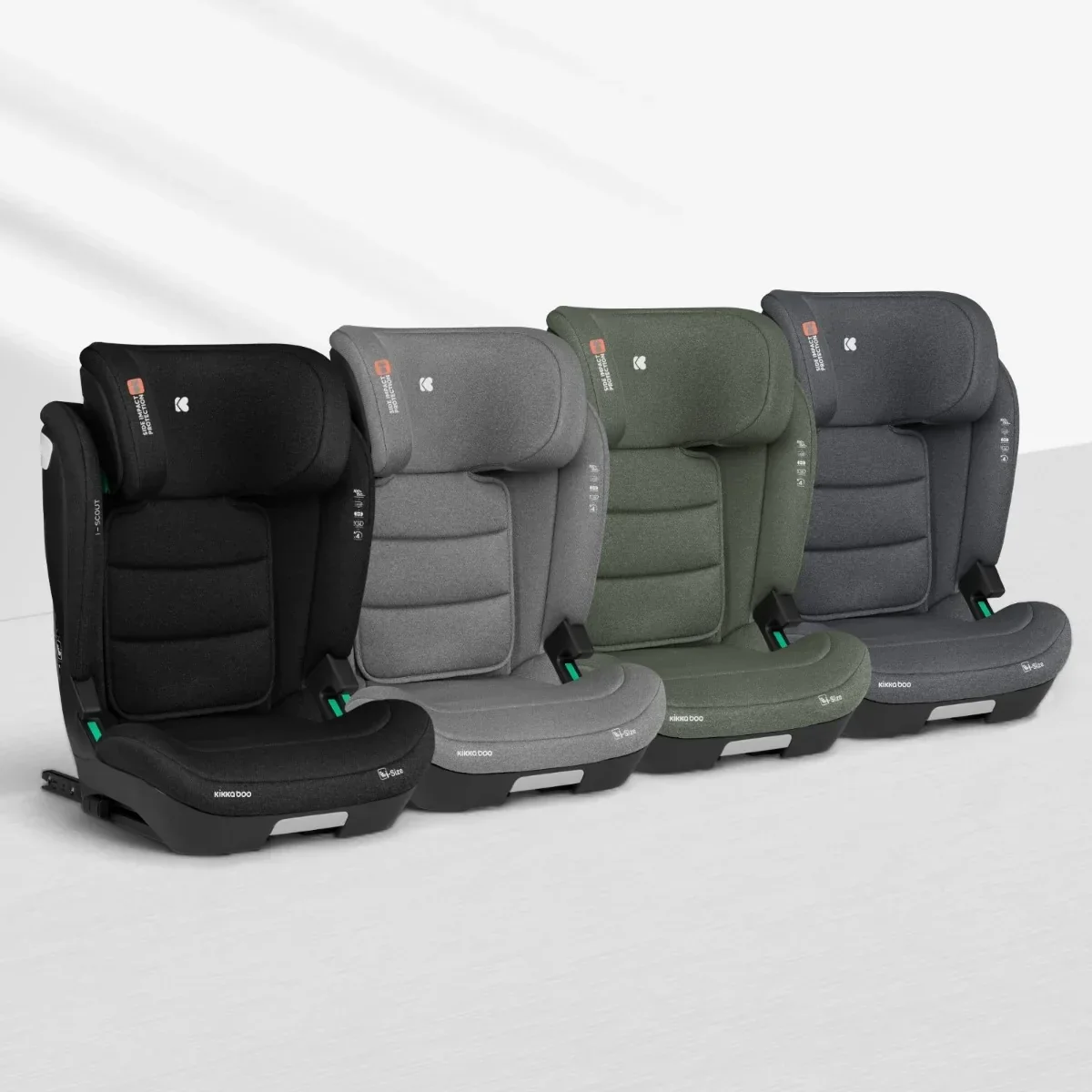 KikkaBoo® Car seat i-Scout i-SIZE (100-150 cm) Light Grey - Image 3