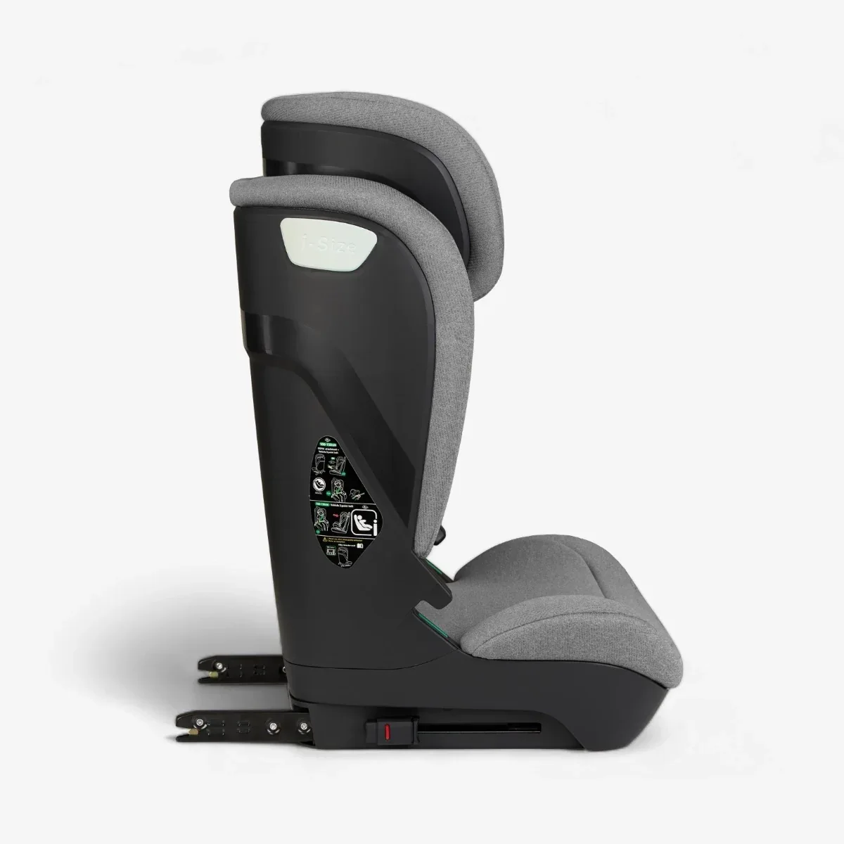 KikkaBoo® Car seat i-Scout i-SIZE (100-150 cm) Light Grey - Image 4