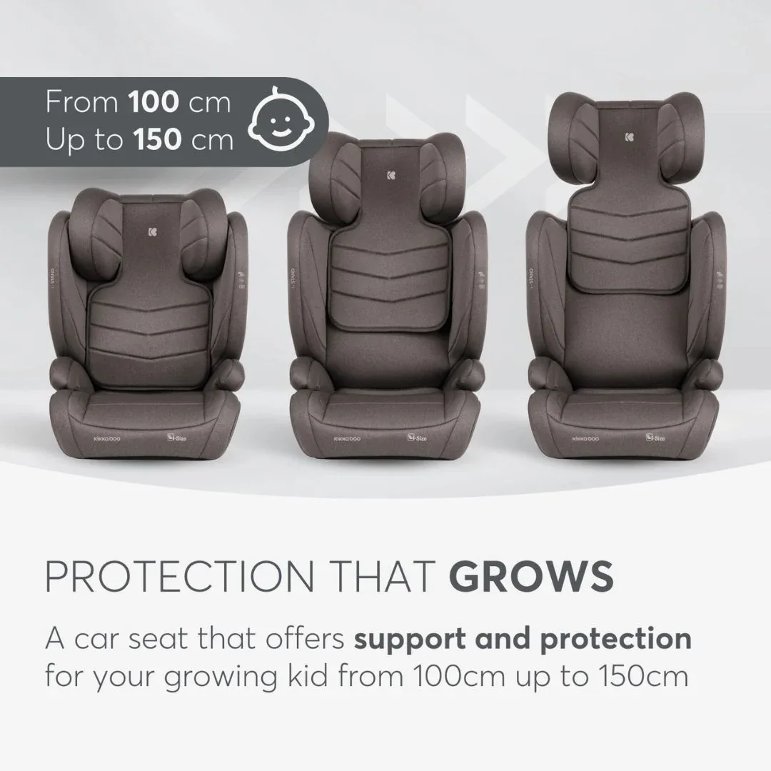KikkaBoo® Car seat i-Stand i-SIZE (100-150 cm) Brown - Image 6