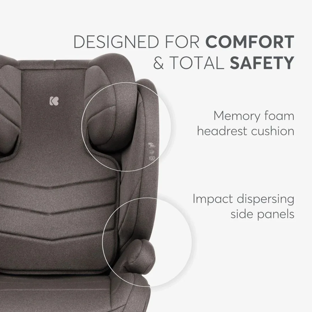 KikkaBoo® Car seat i-Stand i-SIZE (100-150 cm) Brown - Image 7