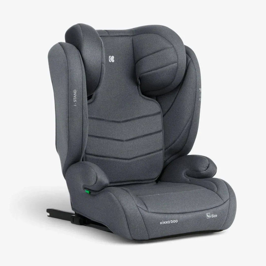 KikkaBoo® Car seat i-Stand i-SIZE (100-150 cm) Dark Grey