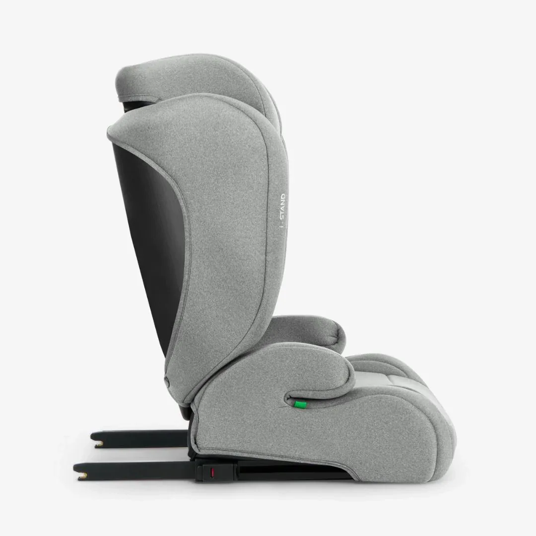 KikkaBoo® Car seat i-Stand i-SIZE (100-150 cm) Light Grey - Image 2