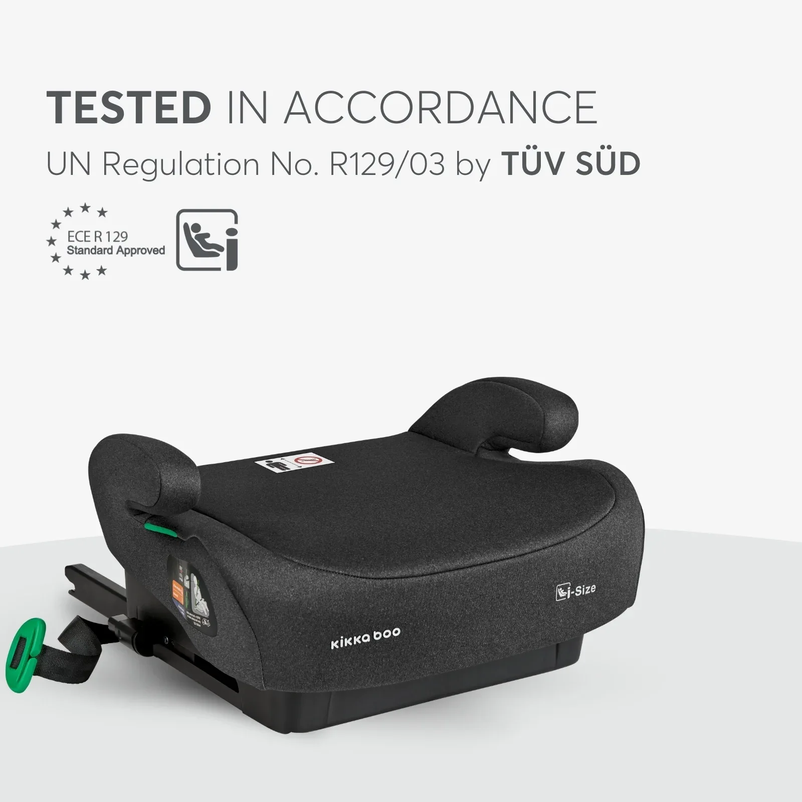 KikkaBoo® Car seat i-Tip i-SIZE (125-150 cm) Black - Image 6
