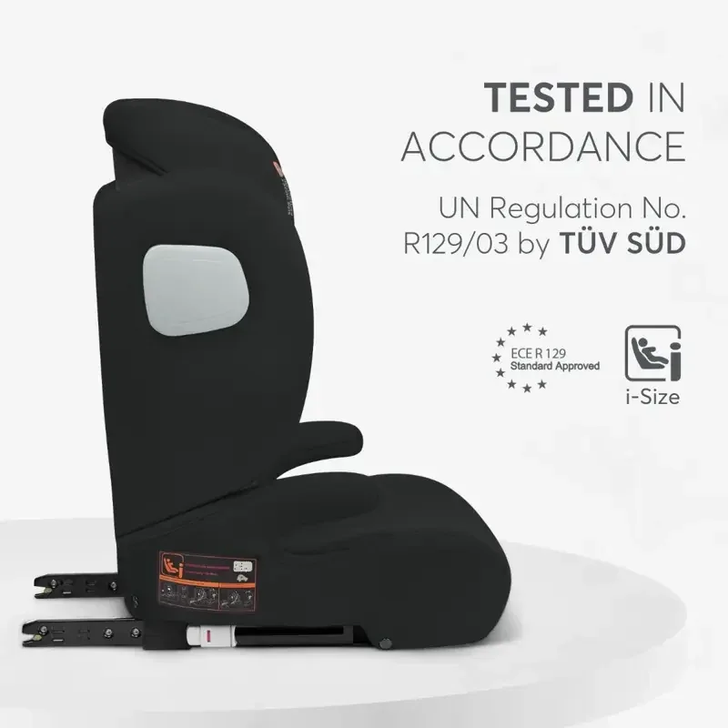 KikkaBoo® Car seat i-Track i-SIZE (100-150 cm) Brown - Image 5