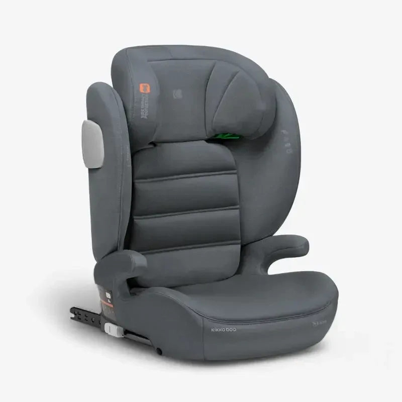 KikkaBoo® Car seat i-Track i-SIZE (100-150 cm) Dark Grey