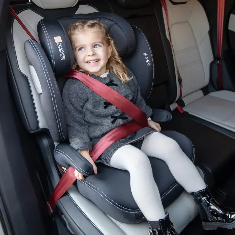 KikkaBoo® Car seat i-Track i-SIZE (100-150 cm) Dark Grey - Image 9
