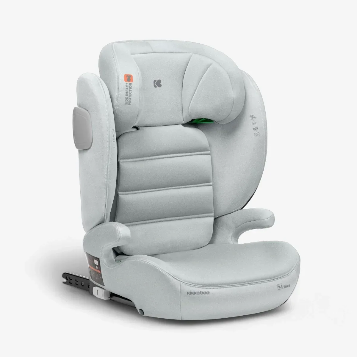 KikkaBoo® Car seat i-Track i-SIZE (100-150 cm) Light Grey