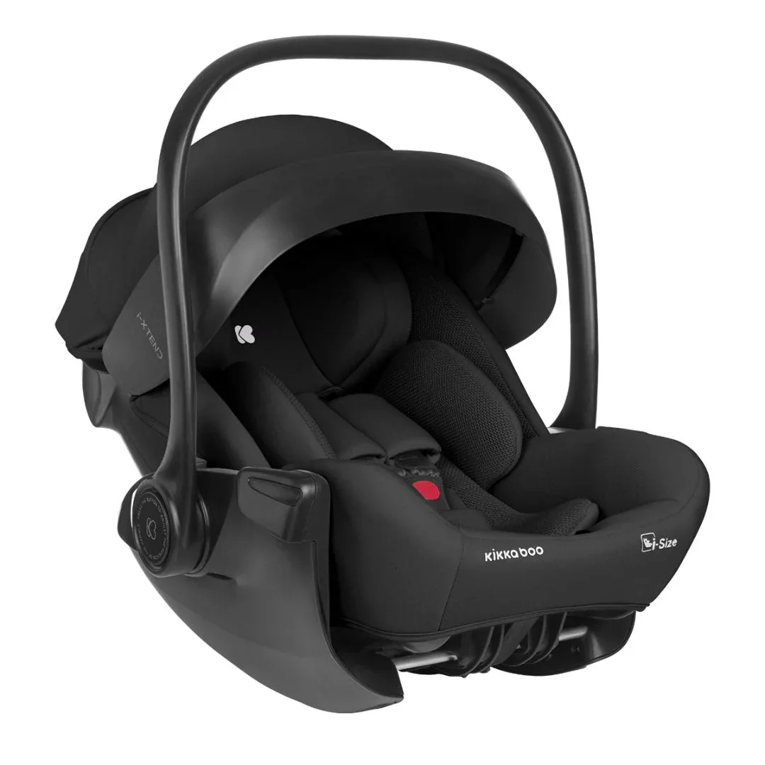 KikkaBoo® Car seat i-Xtend i-SIZE (40-87 cm) (Kara, Lanah, Thea 2024, Tiffany 2024) Black