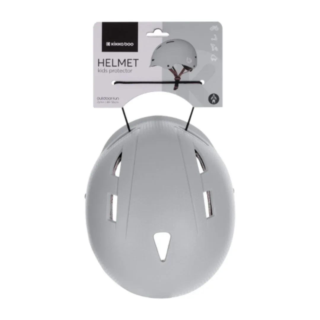 KikkaBoo® Child helmet (46 - 56 cm) Grey - Image 4