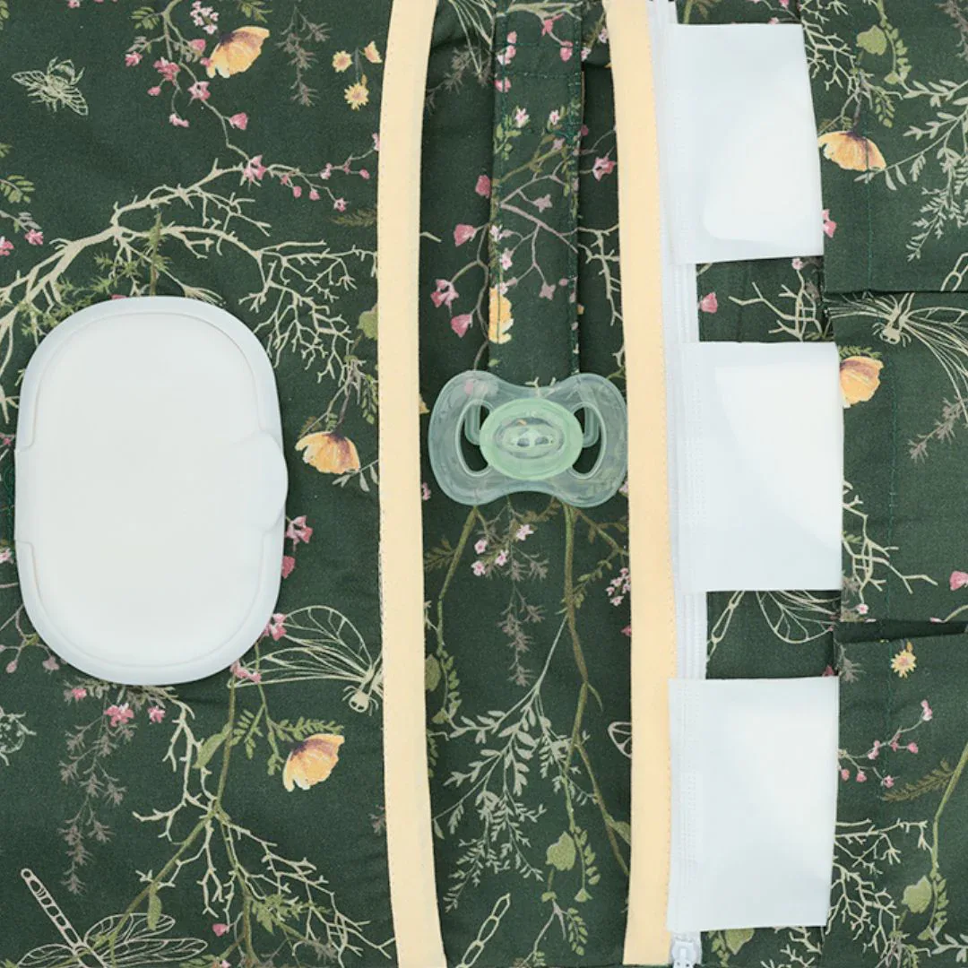 KikkaBoo® Diaper pouch Secret Garden Green - Image 3