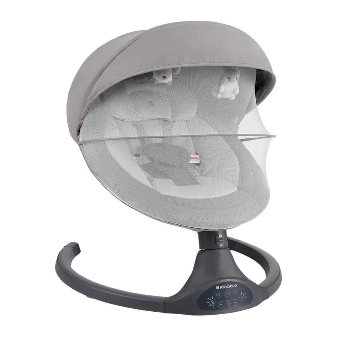 KikkaBoo® Electrical side-to-side swing Codie Light Grey 2025 - Image 10
