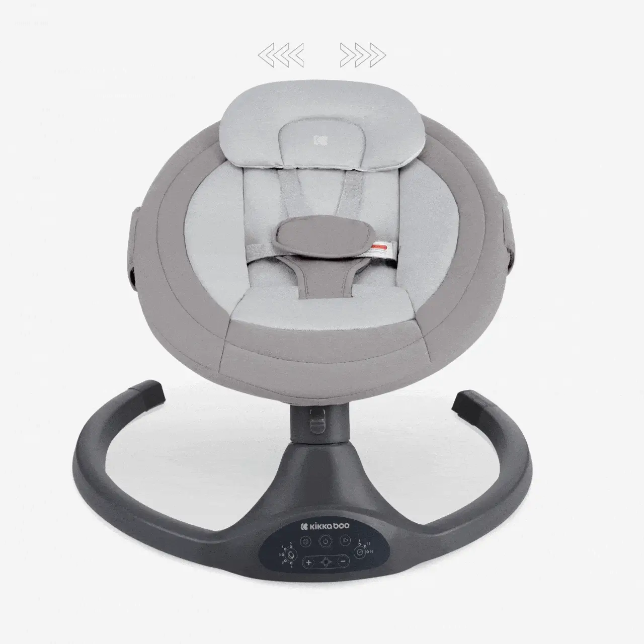 KikkaBoo® Electrical side-to-side swing Codie Light Grey 2025 - Image 2