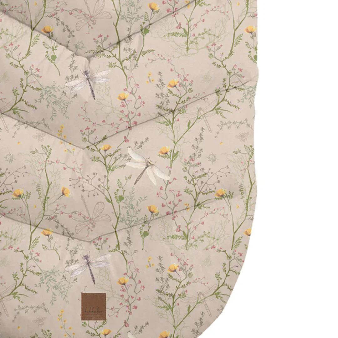 KikkaBoo® Footmuff Luxury Secret Garden Beige - Image 11