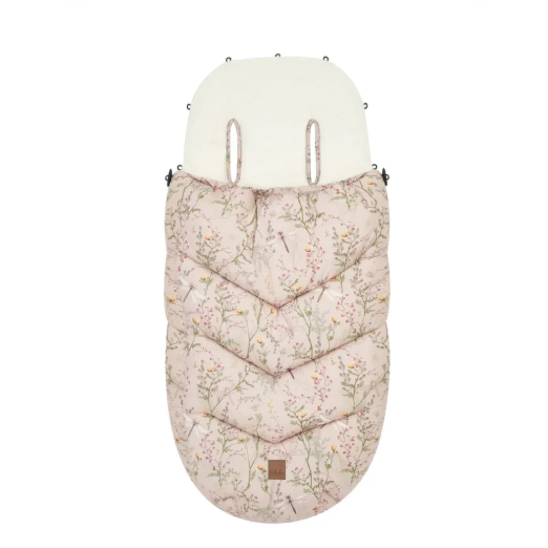 KikkaBoo® Footmuff Luxury Secret Garden Beige - Image 4