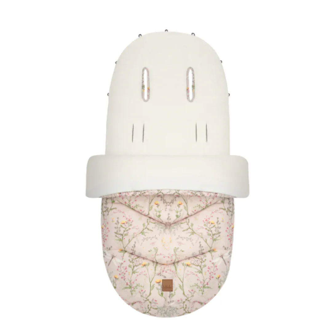 KikkaBoo® Footmuff Luxury Secret Garden Beige - Image 5