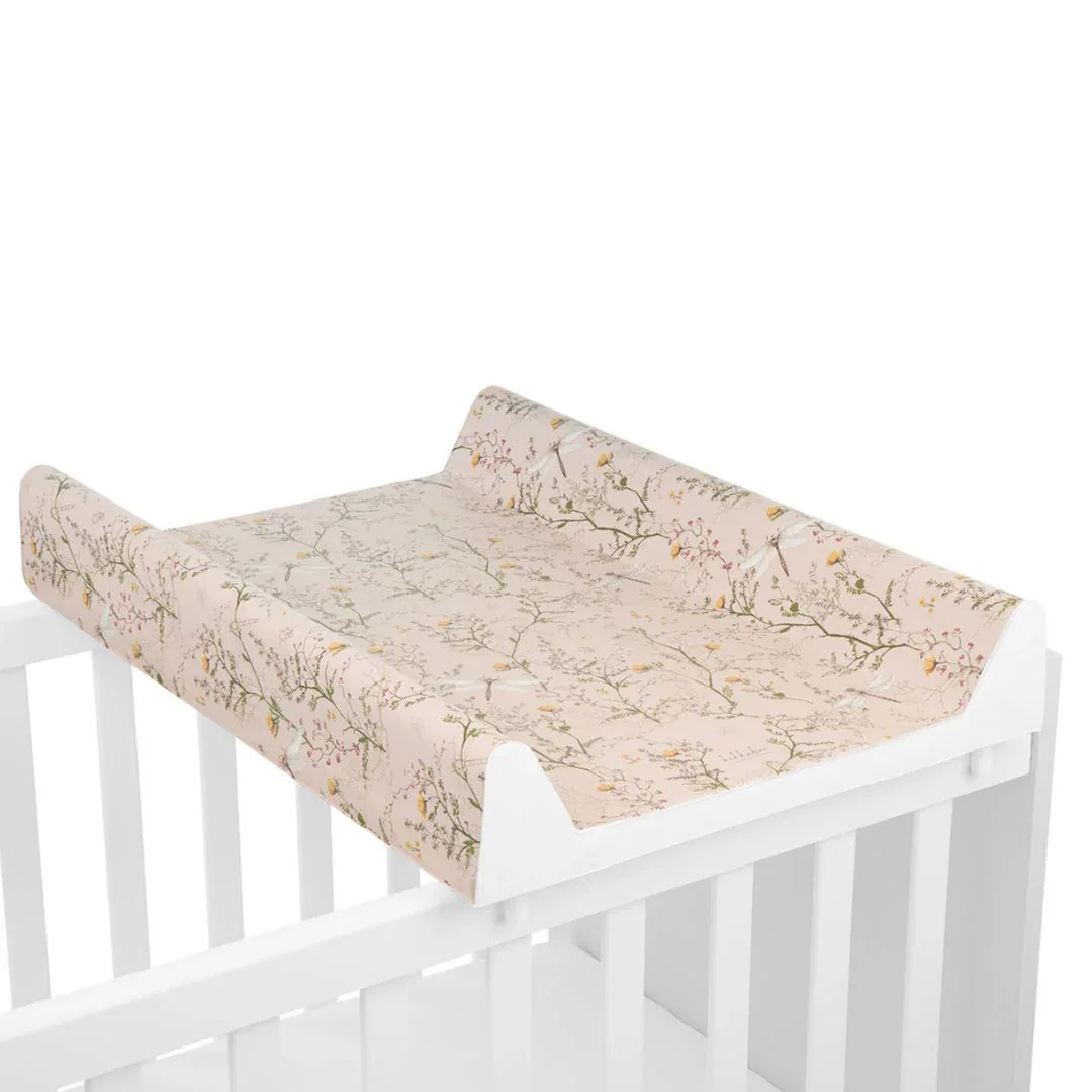KikkaBoo® Hard PVC changing pad 70х50cm Secret Garden Beige - Image 3