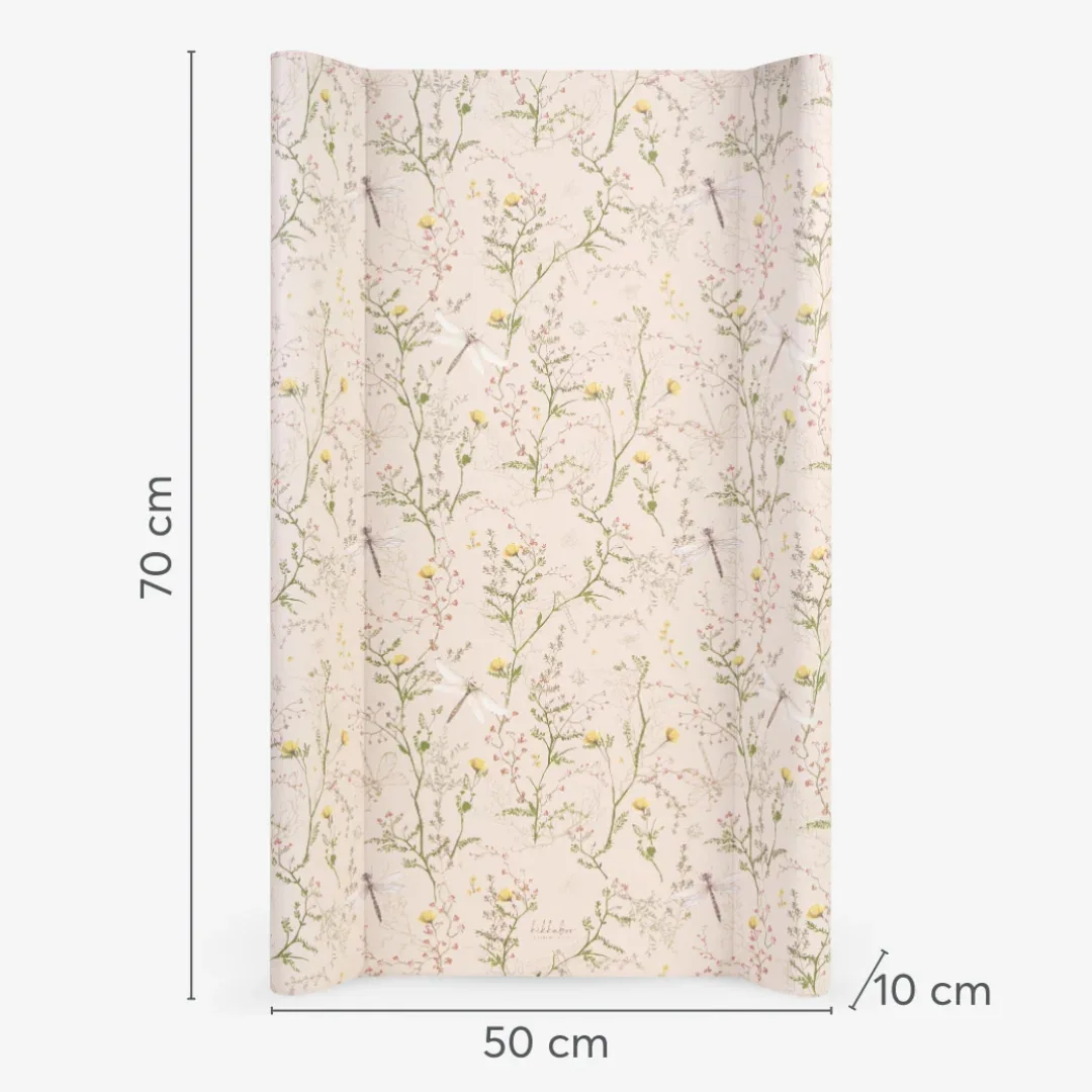 KikkaBoo® Hard PVC changing pad 70х50cm Secret Garden Beige - Image 7