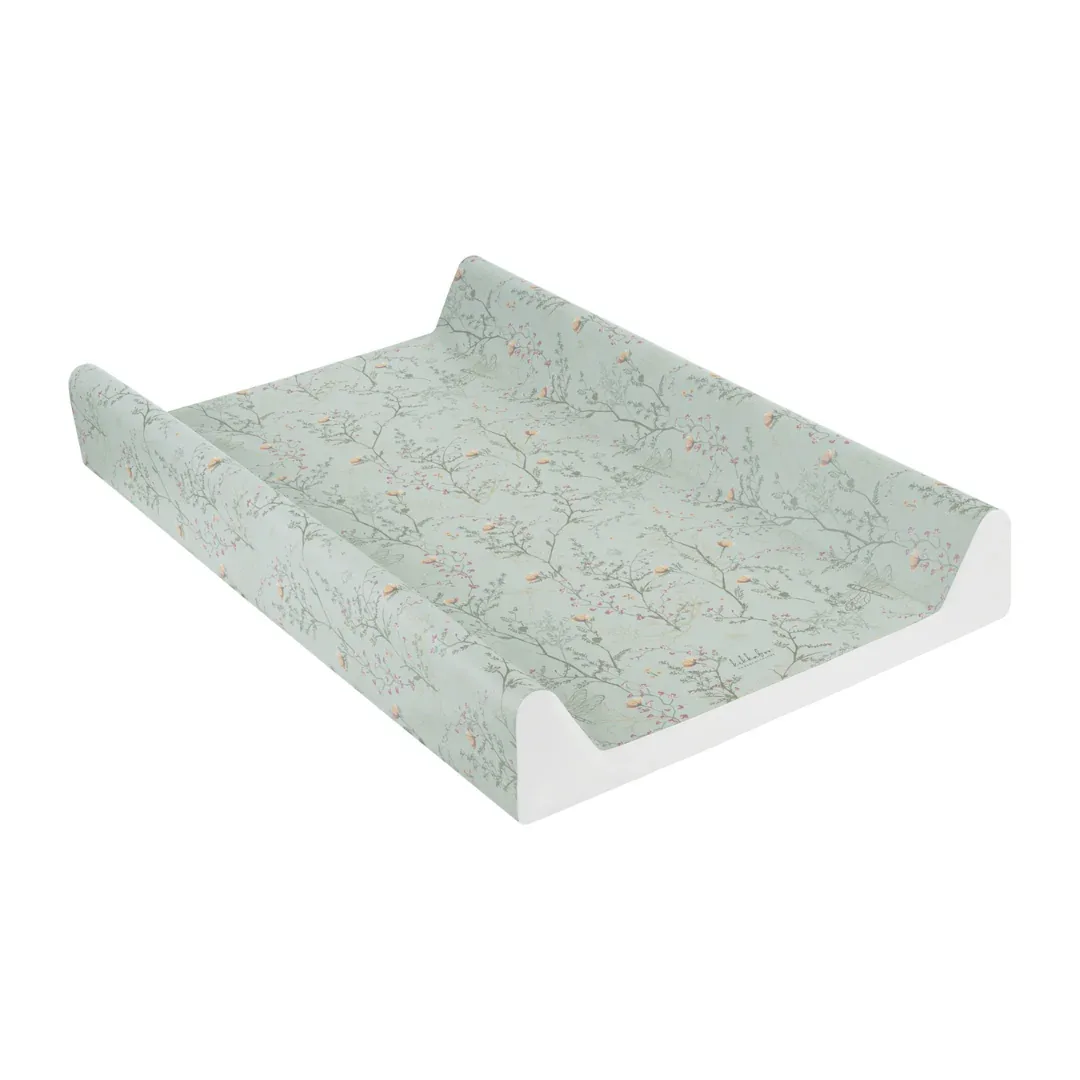 KikkaBoo® Hard PVC changing pad 70х50cm Secret Garden Green - Image 2