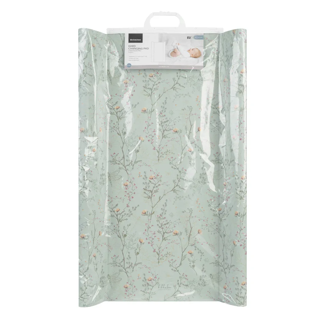 KikkaBoo® Hard PVC changing pad 70х50cm Secret Garden Green - Image 6