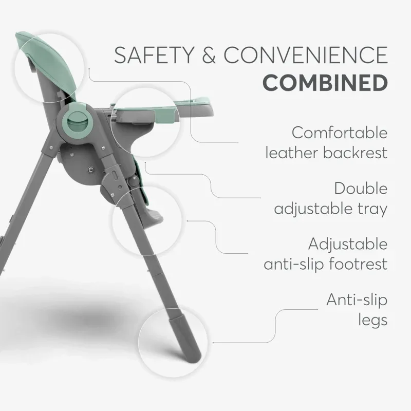 KikkaBoo® Highchair Comfy+ Mint - Image 8