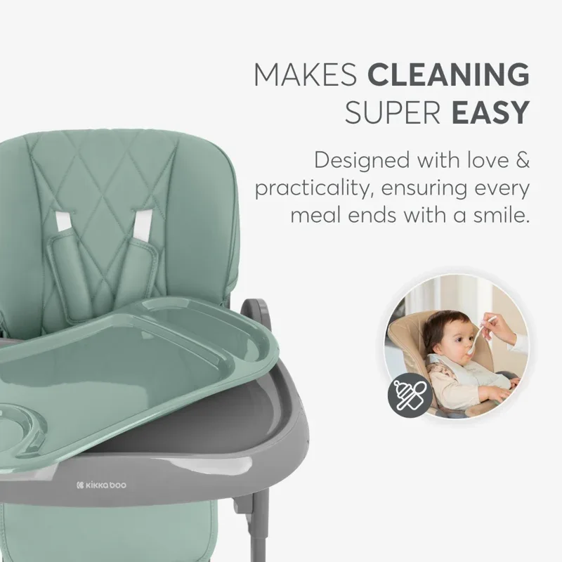 KikkaBoo® Highchair Comfy+ Mint - Image 9