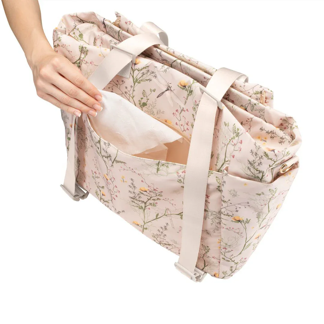 KikkaBoo® Mama bag Florence Secret Garden Beige - Image 10