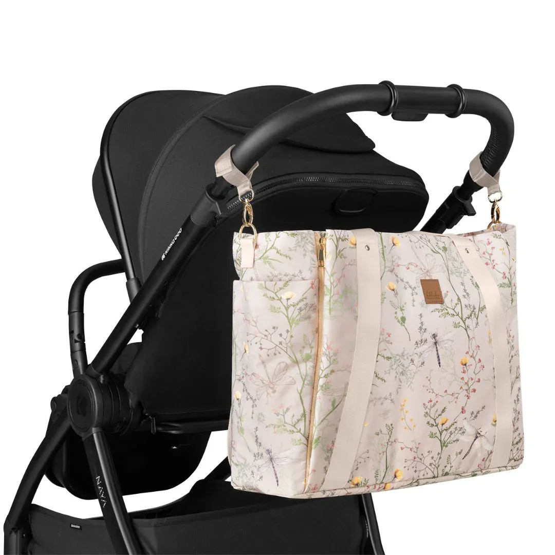KikkaBoo® Mama bag Florence Secret Garden Beige - Image 2