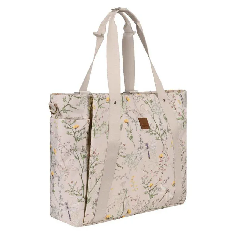 KikkaBoo® Mama bag Florence Secret Garden Beige - Image 4
