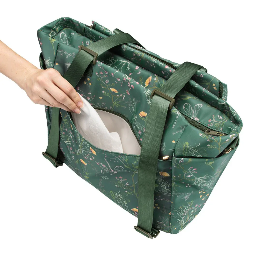 KikkaBoo® Mama bag Florence Secret Garden Green - Image 11