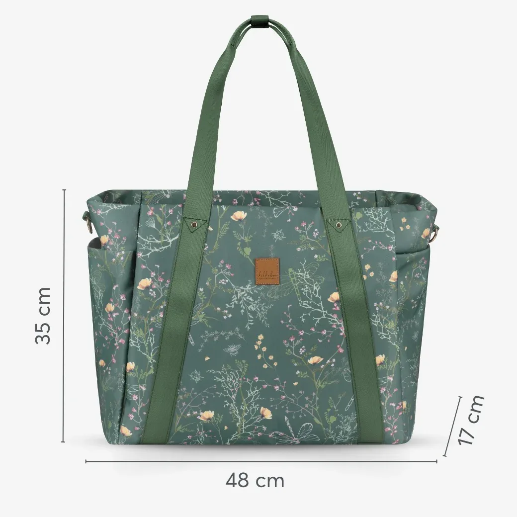 KikkaBoo® Mama bag Florence Secret Garden Green - Image 13