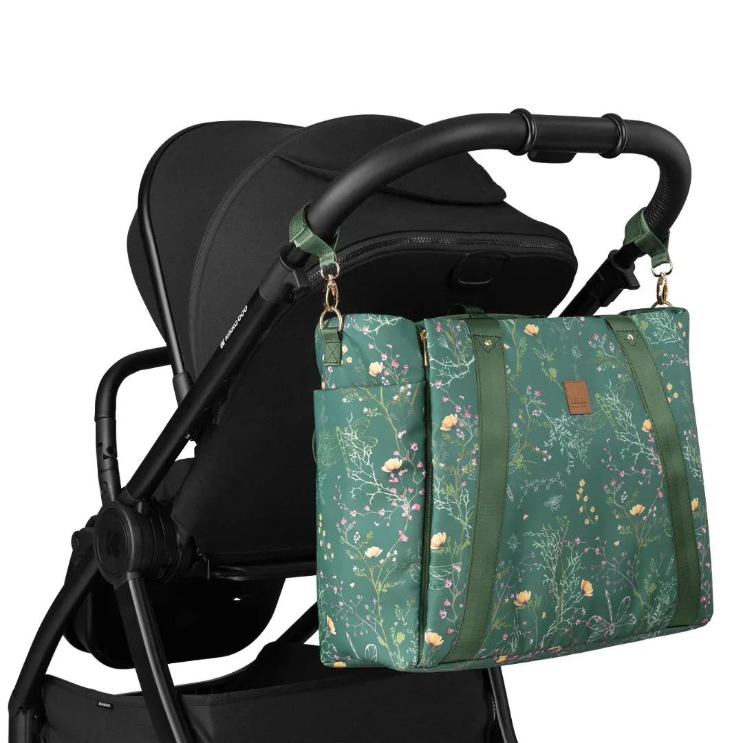 KikkaBoo® Mama bag Florence Secret Garden Green - Image 3