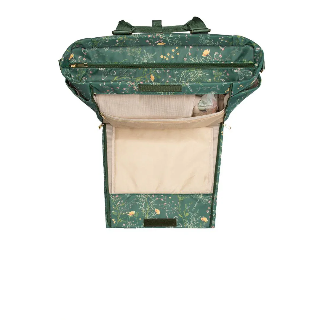 KikkaBoo® Mama bag Florence Secret Garden Green - Image 9