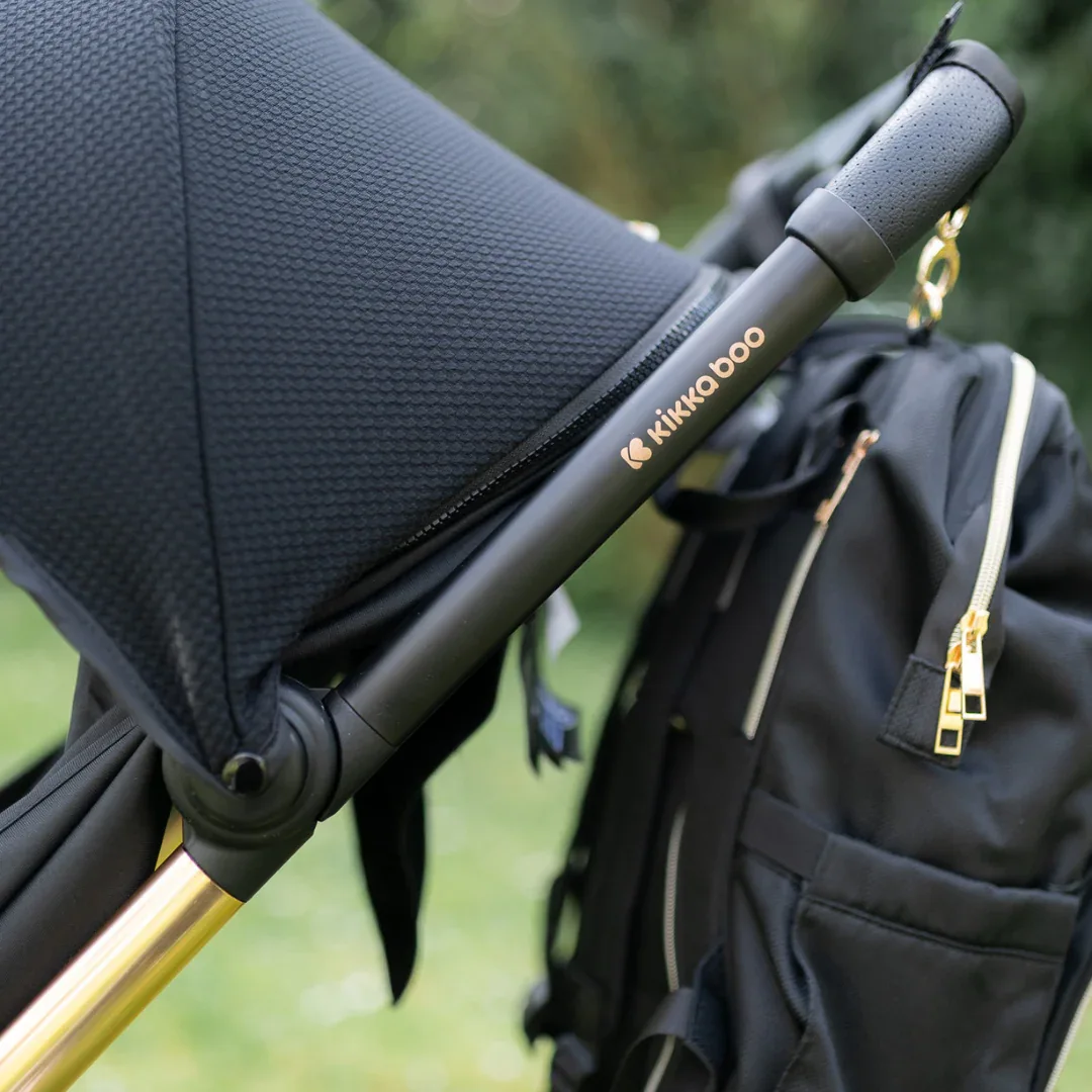 KikkaBoo® Mama bag Siena Black & Gold 2025 - Image 13