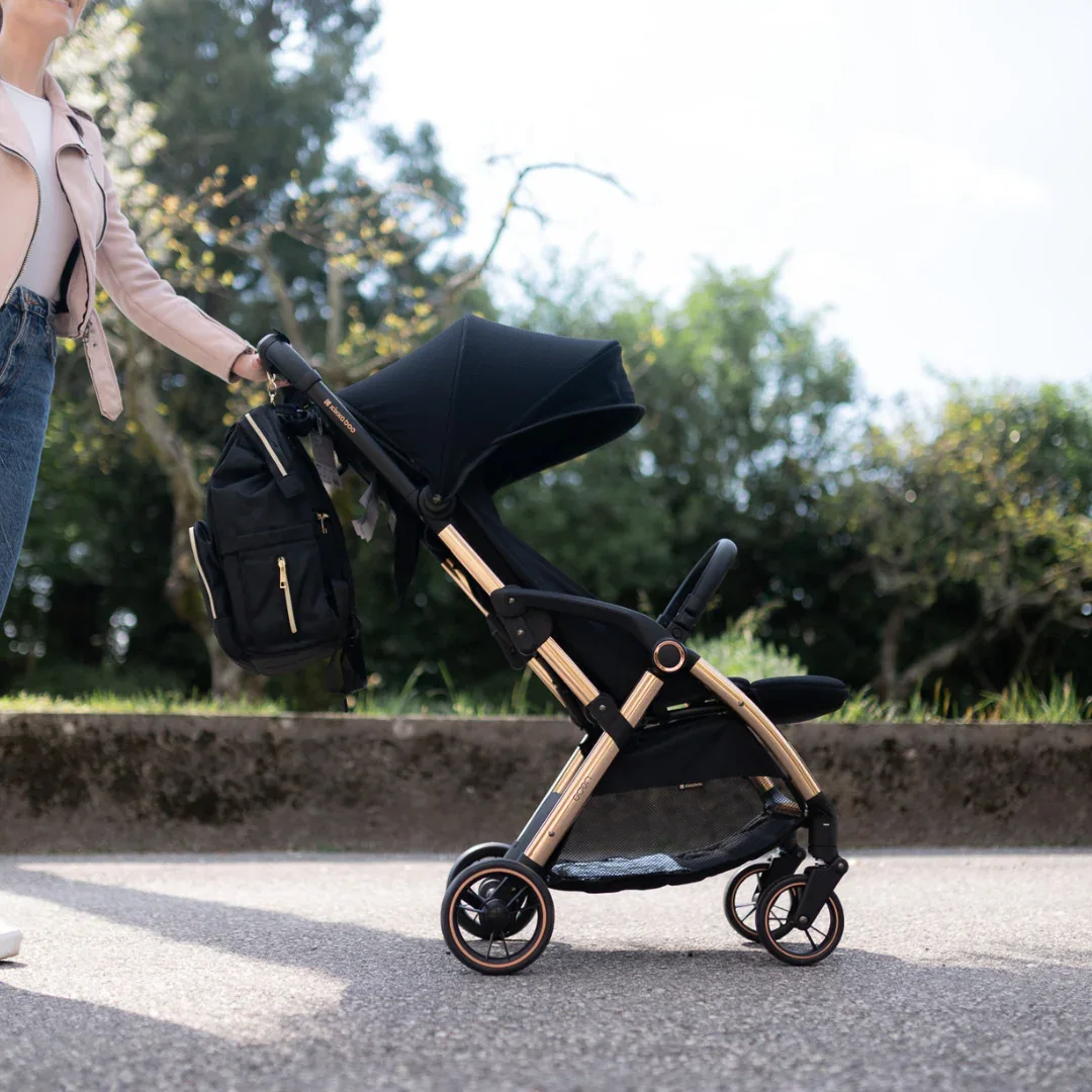 KikkaBoo® Mama bag Siena Black & Gold 2025 - Image 14